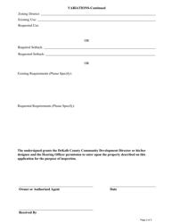 Application for Zoning Actions - DeKalb County, Illinois, Page 2