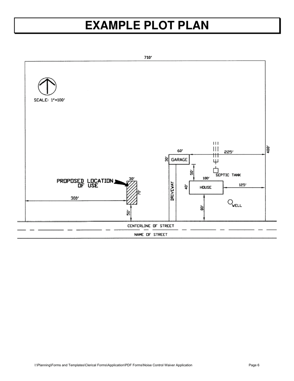 Noise Control Waiver Application - Stanislaus County, California, Page 6
