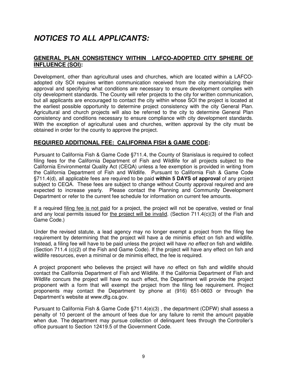 Application Questionnaire - Stanislaus County, California, Page 14