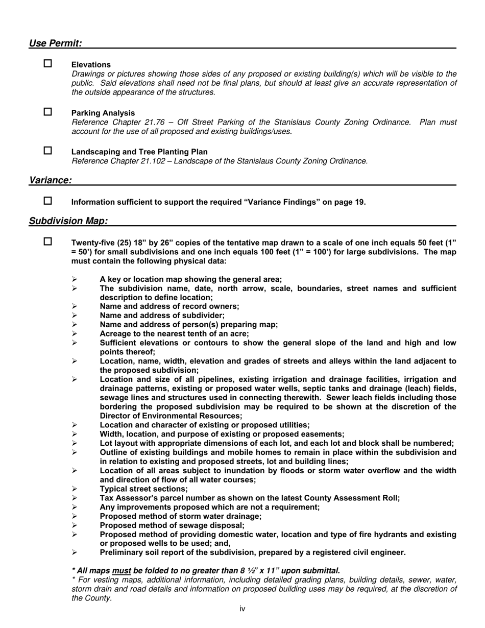 Application Questionnaire - Stanislaus County, California, Page 4