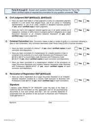 Form 45-0012 Application for Individual Unlawful Detainer Assistant Certificate of Registration - Stanislaus County, California, Page 2