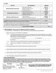 Permit Application - Groundwater Monitoring Wells and Exploratory or Geotechnical Borings - Stanislaus County, California, Page 4