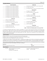 Form NRF-0695CA.2 Participation Agreement &amp; Service Request - 457(B) Deferred Compensation Plan - Stanislaus County, California, Page 2