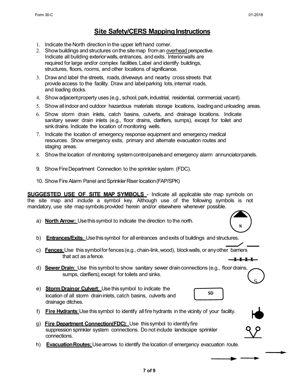 Form 30-C Notice to Prospective Businesses Statement of Intended Use - County of Los Angeles, California, Page 7