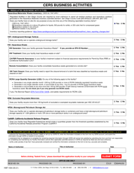Form HMF-1000 Cers Application - County of San Diego, California, Page 2