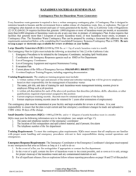Form HM-952 Hazardous Materials Business Plan - County of San Diego, California, Page 16