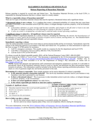 Form HM-952 Hazardous Materials Business Plan - County of San Diego, California, Page 18