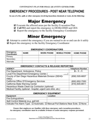 Form HM-952 Hazardous Materials Business Plan - County of San Diego, California, Page 23
