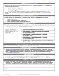 Form HM-9213 Onsite Medical Waste Treatment Permit Application - County of San Diego, California, Page 3
