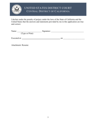 Application for Merit Selection Panel Attorney Member - California, Page 3