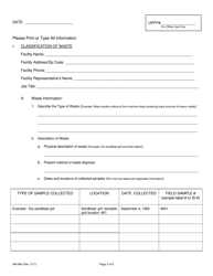 Form HM-984 Waste Determination for Generators - County of San Diego, California, Page 3