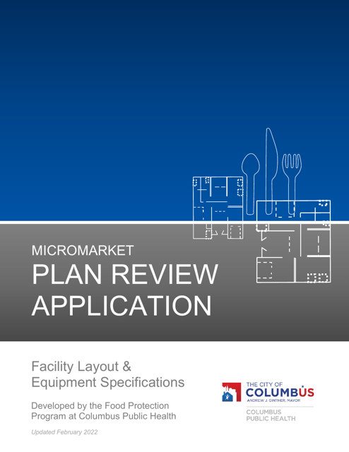 Micromarket Plan Review Application - City of Columbus, Ohio Download Pdf