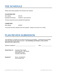 Micromarket Plan Review Application - City of Columbus, Ohio, Page 5