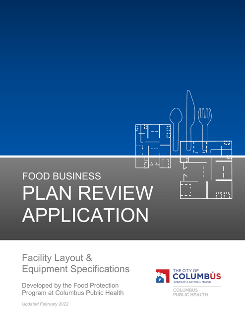 Food Business Plan Review Application - City of Columbus, Ohio Download Pdf