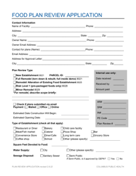 Food Business Plan Review Application - City of Columbus, Ohio, Page 5