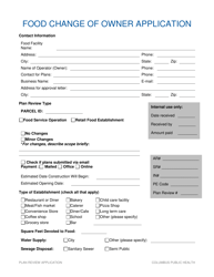 Food Business Change of Owner Application - City of Columbus, Ohio, Page 5