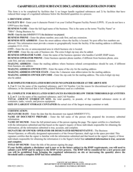 Form HM-9221 Calarp Regulated Substance Disclaimer/Deregistration - County of San Diego, California, Page 2