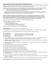 Form HM-9704 Hazardous Waste Tank Closure Certification - County of San Diego, California, Page 2