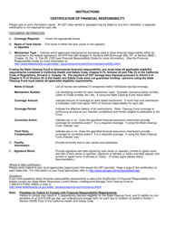 Certification of Financial Responsibility for Underground Storage Tanks Containing Petroleum - County of San Diego, California, Page 3