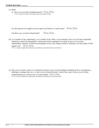 Application for Position of United States Magistrate Judge - California, Page 15