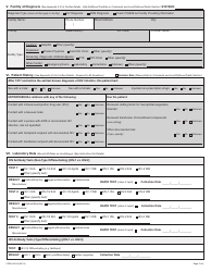 Form CDPH8641A Adult HIV/AIDS Case Report Form - California, Page 2