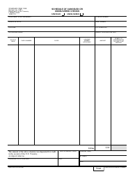 Form SF-1098 Schedule of Canceled or Undelivered Checks