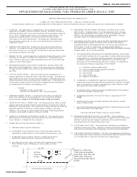 TTB Form 5110.74 Application for an Alcohol Fuel Producer Permit