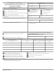 TTB Form 5110.74 Application for an Alcohol Fuel Producer Permit, Page 2