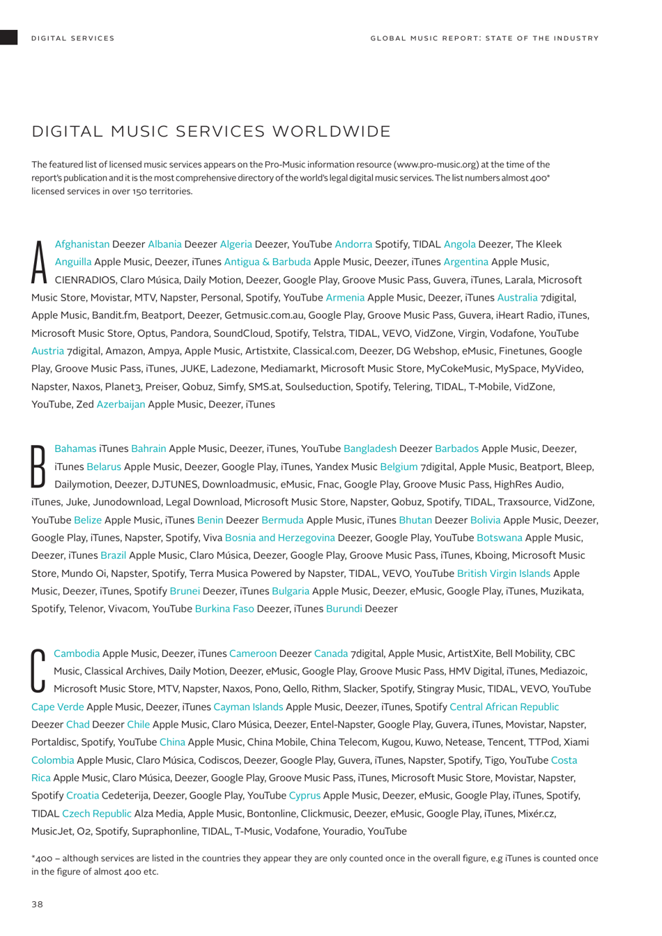Global Music Report 2016, Page 38