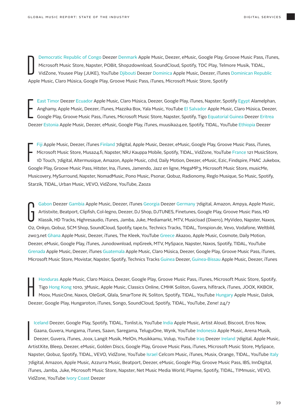 Global Music Report 2016, Page 39