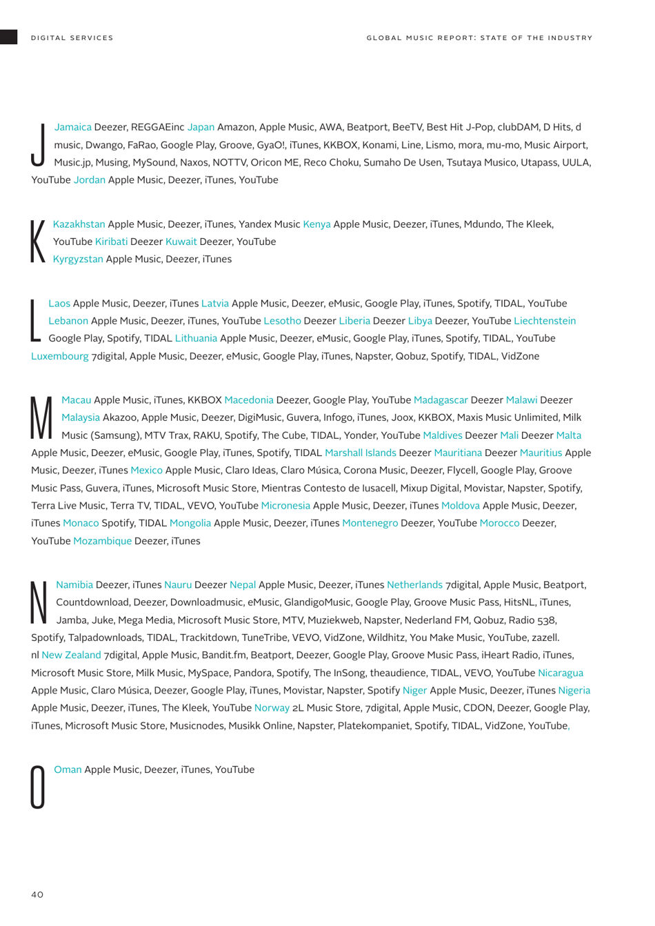Global Music Report 2016, Page 40