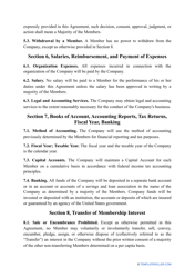 Multi-Member LLC Operating Agreement Template - Delaware, Page 4