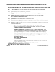 ETA Form 9065 Wotc Agency Declaration of Verification Results (Advr) Worksheet, Page 2