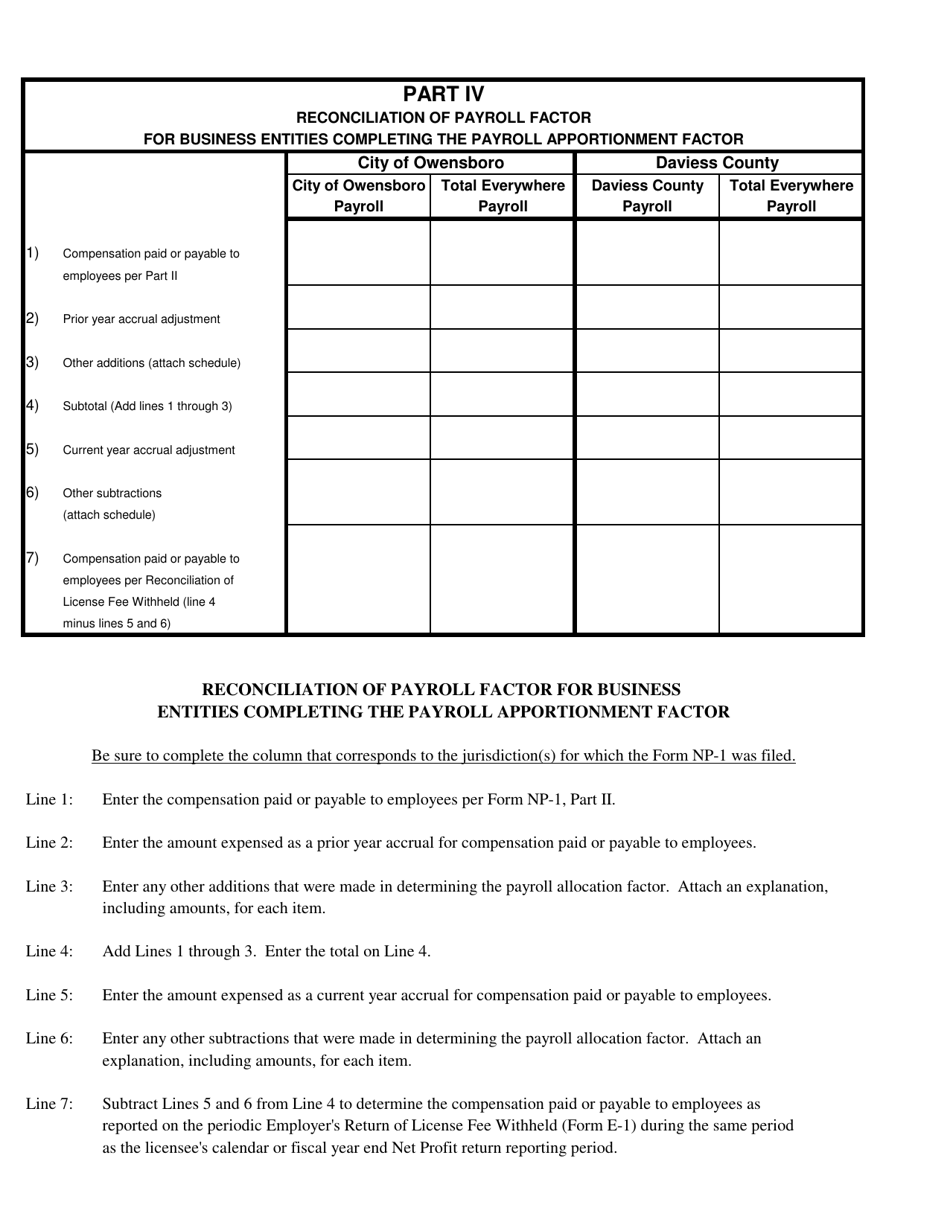 Form NP1 Fill Out, Sign Online and Download Fillable PDF, City of