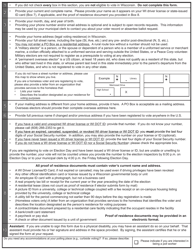 Form EL-131 Wisconsin Voter Registration Application - Wisconsin, Page 2