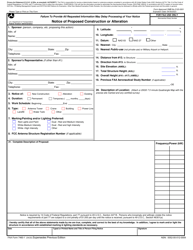 FAA Form 7460-1 Notice of Proposed Construction or Alteration, Page 3
