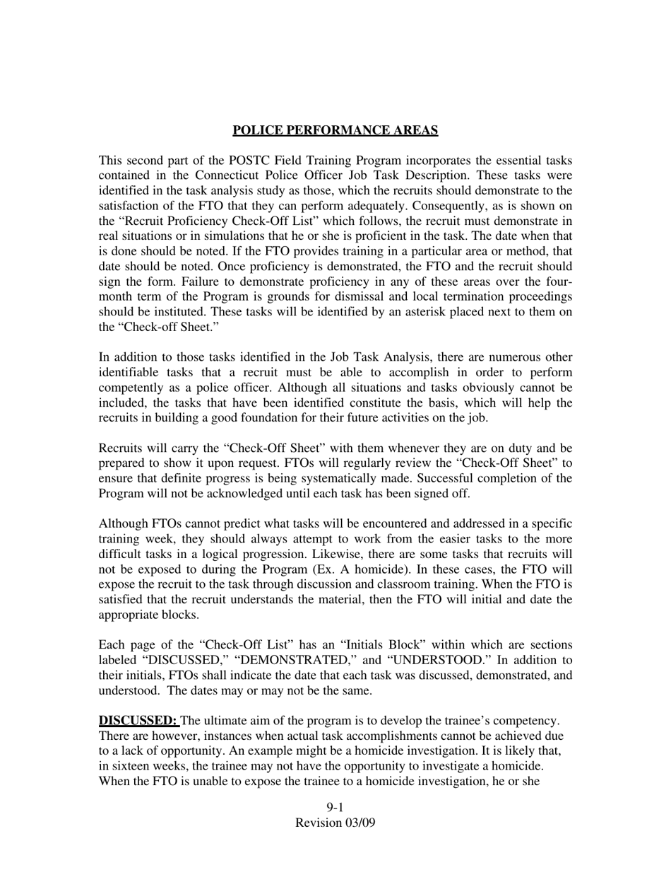 Form FTEP-4A Certification of Field Training Requirement Completion - Connecticut, Page 2