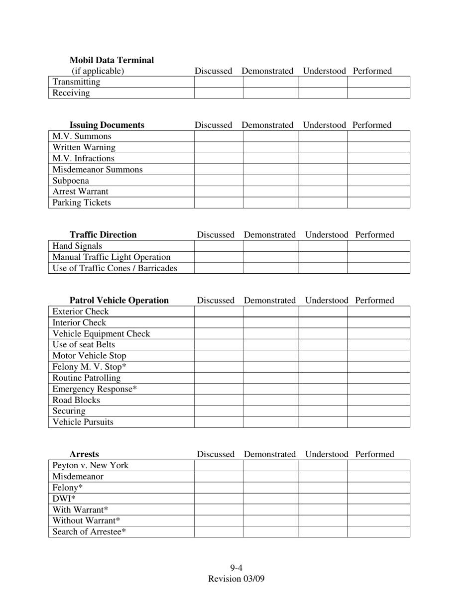 Form FTEP-4A Certification of Field Training Requirement Completion - Connecticut, Page 5