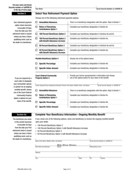 Form PERS-BSD-369-D Disability Retirement Election Application - California, Page 3