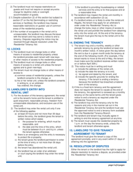 Form RTB-1 Residential Tenancy Agreement - British Columbia, Canada, Page 5