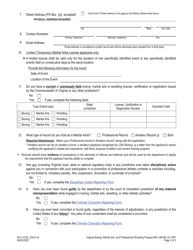 Form A511-4122_23LIC Martial Artist/Limited Martial Artist License Application - Virginia, Page 2