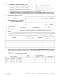 Form A511-4106_10LIC Promoter License Application - Boxing, Martial Arts, and Professional Wrestling Program - Virginia, Page 2