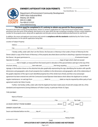 Sign Permit Application - Fulton County, Georgia (United States), Page 3