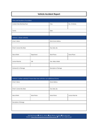 Vehicle Accident Report Form - Iowa, Page 2