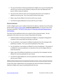 Instructions for Establishing an Adult Guardianship - North Dakota, Page 18