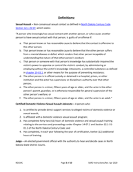 Instructions for Requesting a Sexual Assault Restraining Order - North Dakota, Page 3