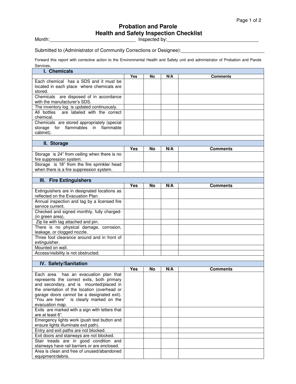 Form OP-130107C Download Printable PDF or Fill Online Probation and ...