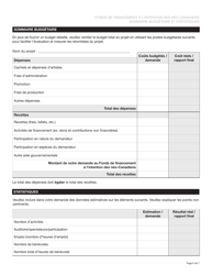 Forme YG5988TRM Formulaire De Demande - Fonds De Financement a L&#039;intention DES Neo-Canadiens - Yukon, Canada (French), Page 6