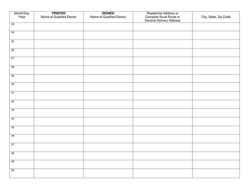 Initiative Petition - North Dakota, Page 5