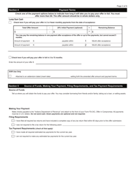 Form FS-OIC (State Form 50112) Offer in Compromise - Indiana, Page 3